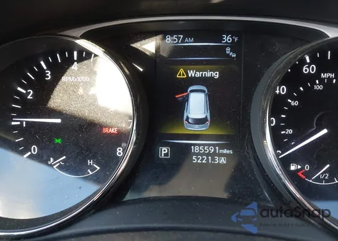 2015 Nissan Rogue Sv z USA, uszkodzony, nr VIN KNMAT2MV8FP515406